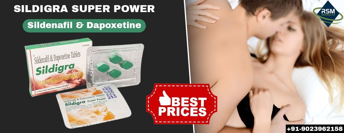 Overcome ED and PE with Confidence Using Sildigra Super Power Tablets