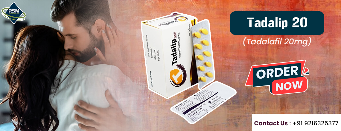 Embracing Tadalip 20mg for Enhanced Men's Health