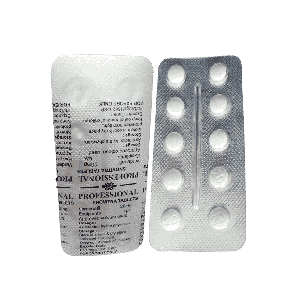 Snovitra Professional (Vardenafil 20mg Professional)
