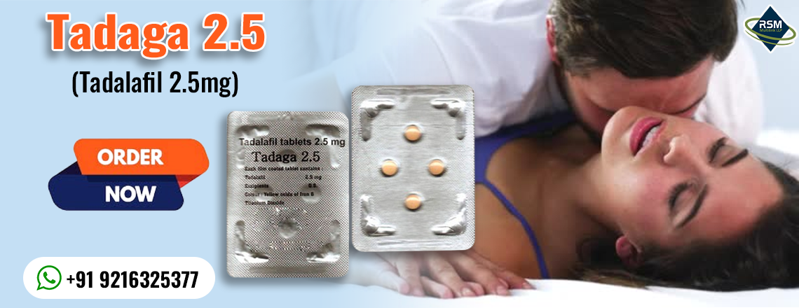 Assessing the Efficacy of Tadaga 2.5mg in Treating Erectile Dysfunction