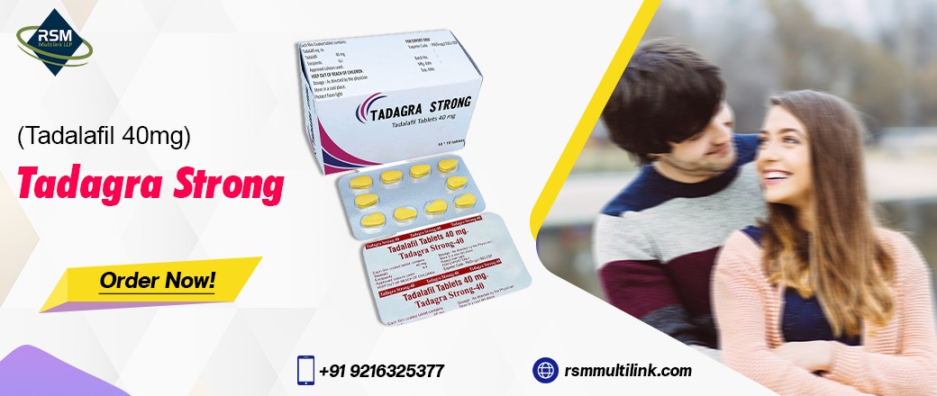 Break down the limitations to achieve your sensual goals through Tadagra Strong 40mg
