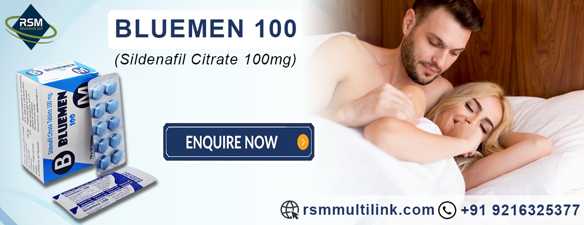 A Pill of Confidence for Men Dealing with ED With Bluemen 100mg