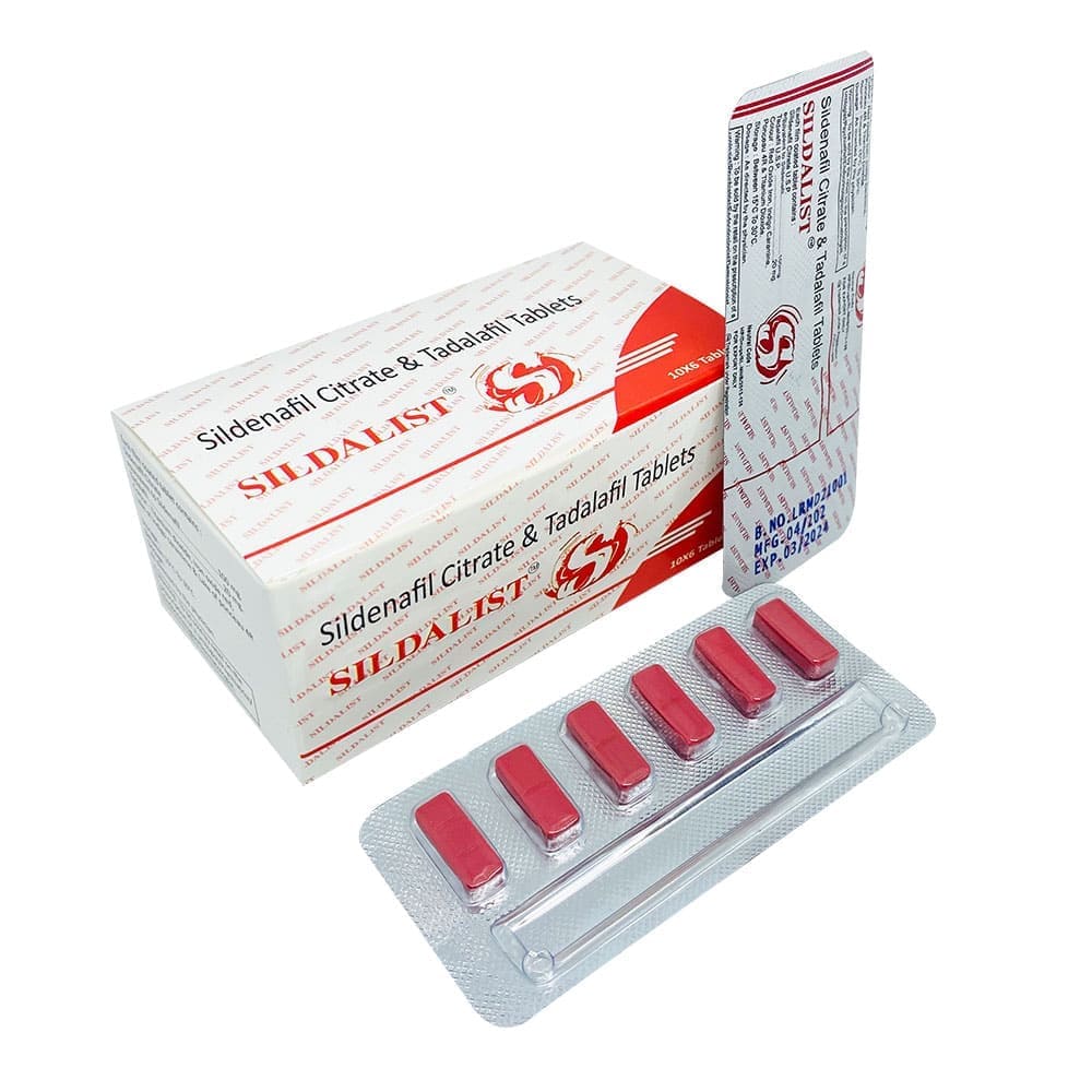 Sildalist (Sildenafil Citrate 100mg + Tadalafil 20mg)