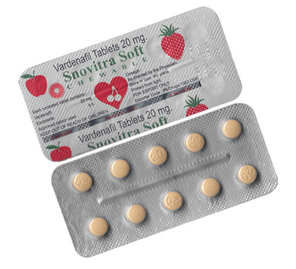 Snovitra Soft Chewable (Vardenafil 20mg)