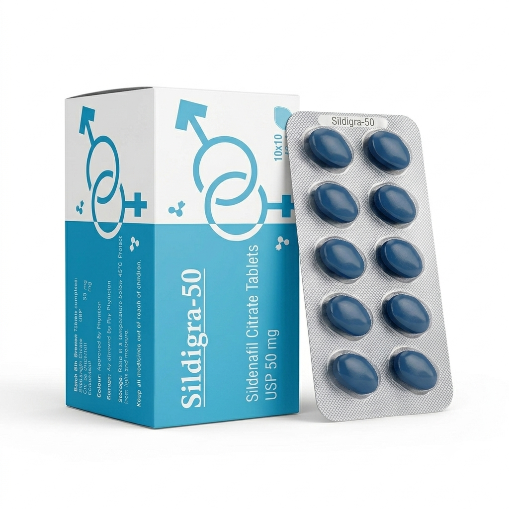 Sildigra 50 (Sildenafil Citrate 50mg)