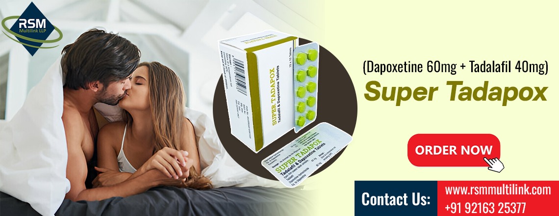 Addressing ED & PE in Men Using Super Tadapox Solution
