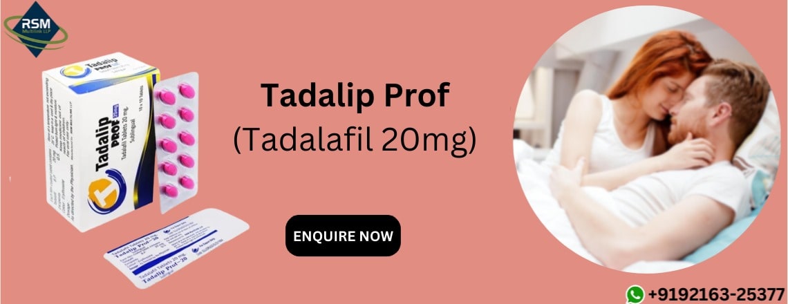 Tadalip Prof: Instant medication for handling erection failure in men